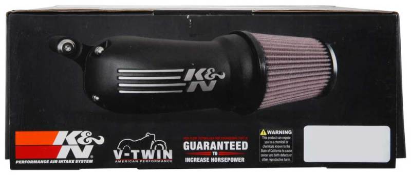 K&N 01-17 Harley Davidson Softail / Dyna FI Performance Air Intake System Silver K&N Engineering Cold Air Intakes  AXOPROS