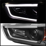 Spyder Dodge Charger 11-14 Projector Headlights Halogen - Light Tube DRL Blk PRO-YD-DCH11-LTDRL-BK SPYDER Headlights  AXOPROS