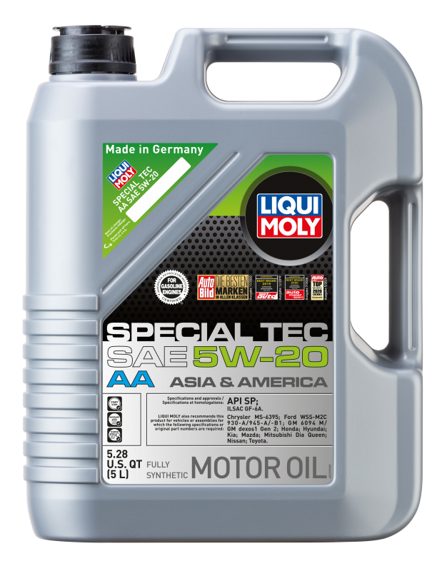 LIQUI MOLY 5L Special Tec AA Motor Oil SAE 5W20 LIQUI MOLY Motor Oils  AXOPROS