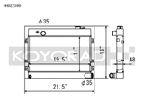 Koyo 68-73 Datsun 510 1.6L (MT) Radiator Koyo Radiators  AXOPROS