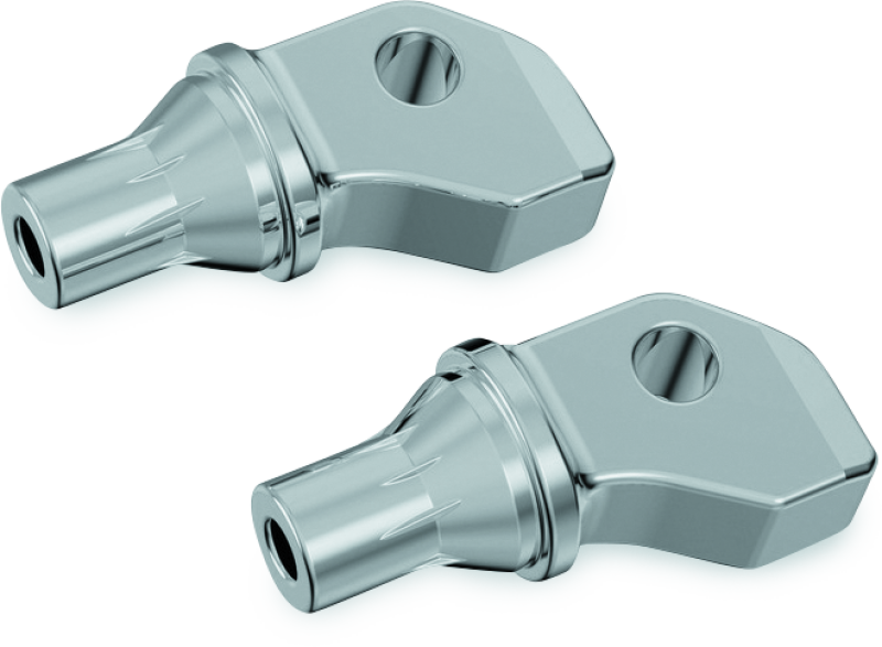Kuryakyn Tapered Peg Adapters Scout & Octane Chrome Kuryakyn Footpegs  AXOPROS