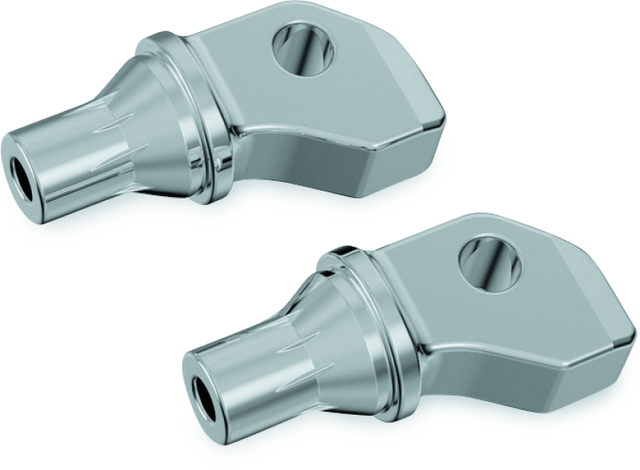 Kuryakyn Tapered Peg Adapters Scout & Octane Chrome Kuryakyn Footpegs  AXOPROS