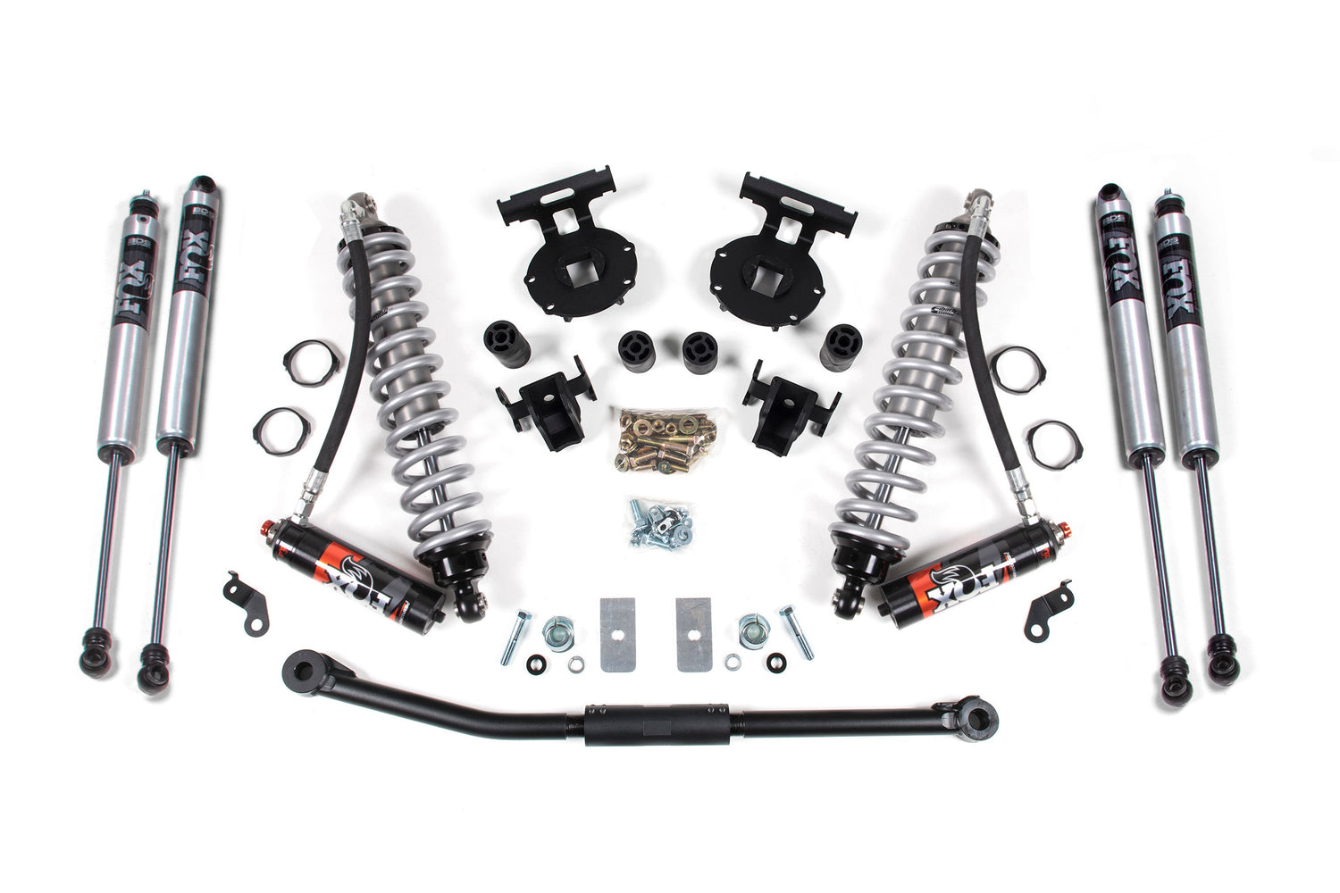 2.5 Inch Lift Kit - FOX 2.5 Performance Elite Coil-Over Conversion - Ford F250/F350 Super Duty (11-16) 4WD - Diesel BDS Suspension Suspension Lift Kit  AXOPROS