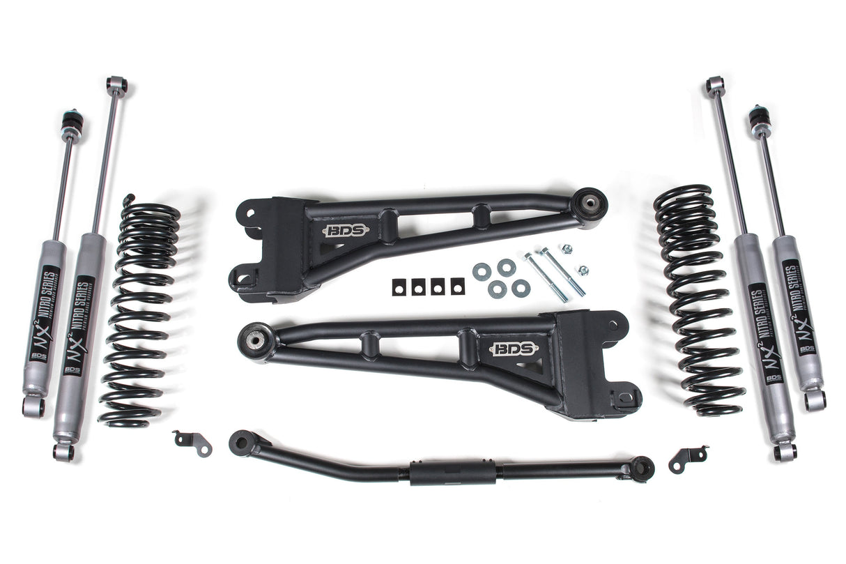 2.5 Inch Lift Kit W/ Radius Arm - Ford F250/F350 Super Duty (11-16) 4WD - Diesel BDS Suspension Suspension Lift Kit  AXOPROS