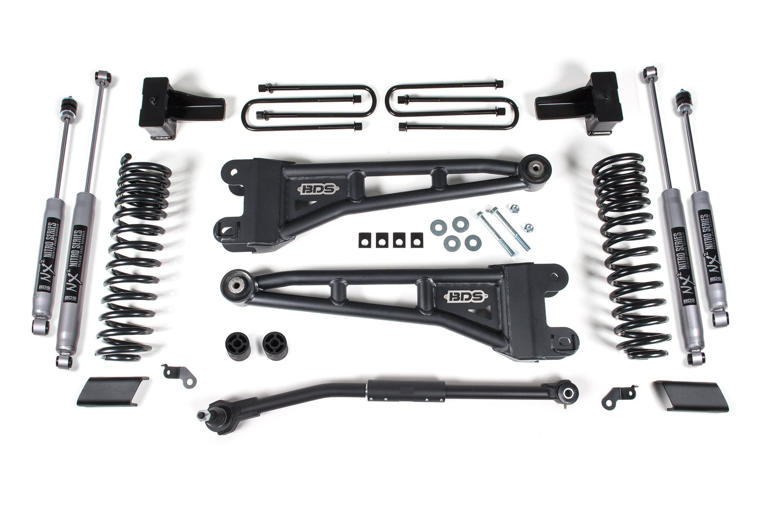 2.5 Inch Lift Kit W/ Radius Arm - Ford F250/F350 Super Duty (17-19) 4WD - Diesel BDS Suspension Suspension Lift Kit  AXOPROS