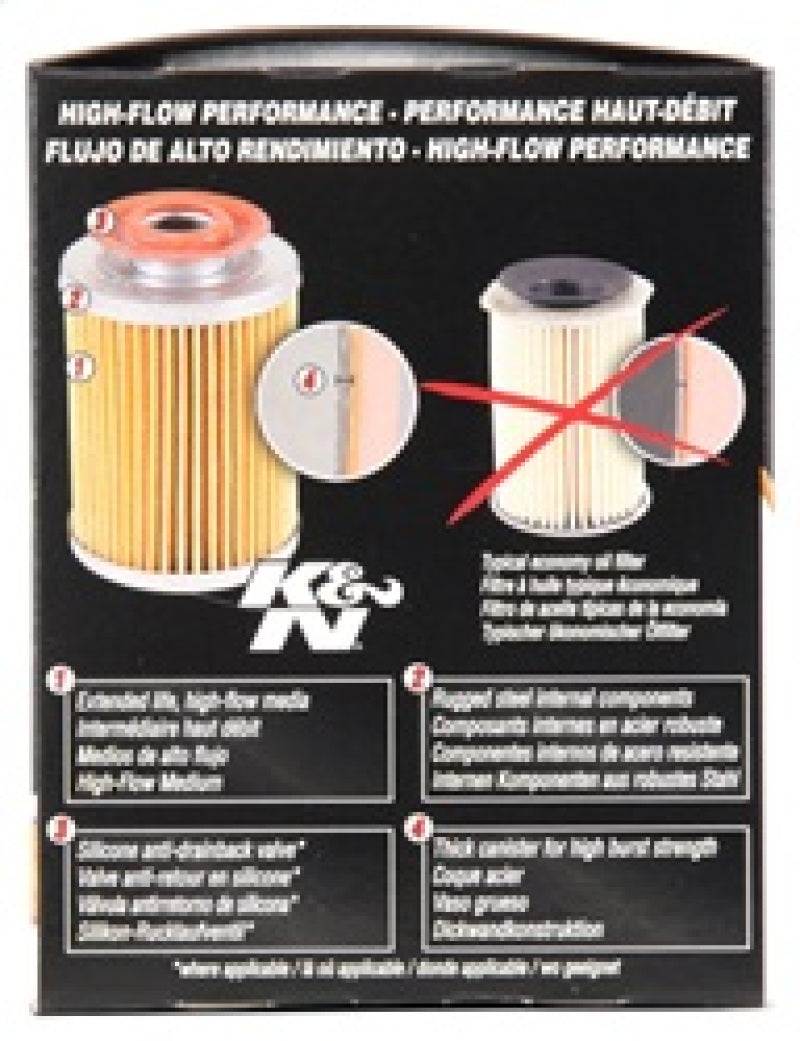 K&N Buick / Chevrolet / Oldsmobile Performance Gold Oil Filter K&N Engineering Oil Filters  AXOPROS