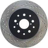 StopTech 5/93-98 Toyota Supra Right Rear Slotted & Drilled Rotor Stoptech Brake Rotors - Slot & Drilled  AXOPROS