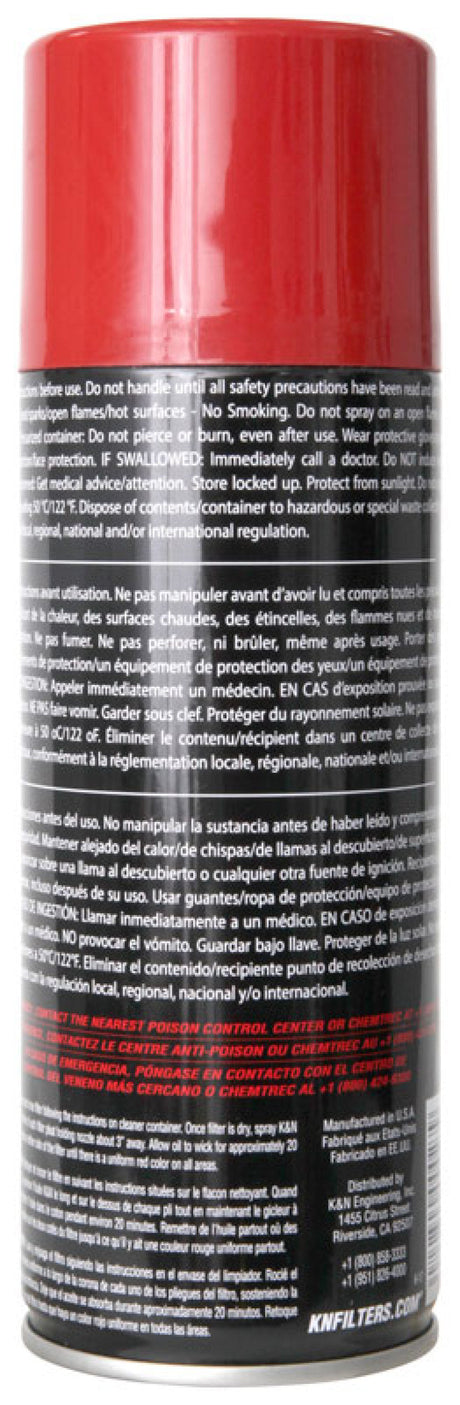 K&N 12.25 oz. Aerosol Air Filter Oil - AXOPROS