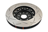 DBA 04-07 STi/2017 BRZ w/Perf. Pkg. 10 Hole Front Slotted 5000 Series 2/PC Rotor Assembled w/Blk Hat DBA Brake Rotors - 2 Piece  AXOPROS