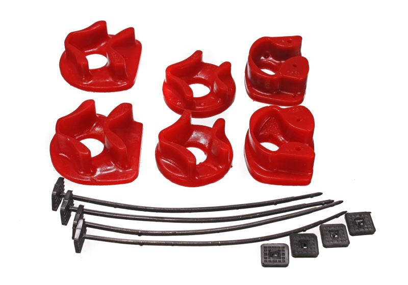 Energy Suspension 90-93 Acura Integra Red Motor Mount Inserts (2 Torque Mount Positions) Energy Suspension Bushing Kits  AXOPROS