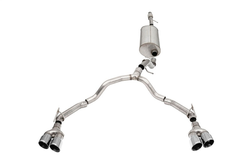 Corsa 2021-2024 GM Tahoe/Yukon 5.3L 3in. Catback Exhaust - Twin 4in. Exhaust CORSA Performance Catback  AXOPROS