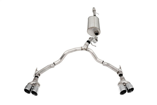 Corsa 2021-2024 GM Tahoe/Yukon 5.3L 3in. Catback Exhaust - Twin 4in. Exhaust CORSA Performance Catback  AXOPROS