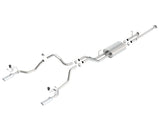 Borla 14-15 Toyota Tundra 4.6L/5.7L Crew Max SB DC SB Touring Cat Back Exhaust Dual Split Rear Exit Borla Catback  AXOPROS