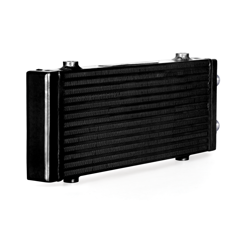 Mishimoto Universal Medium Bar and Plate Dual Pass Black Oil Cooler Mishimoto Oil Coolers  AXOPROS
