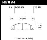 Hawk 09-14 Dodge Ram 2500/3500 Rear LTS Brake Pads Hawk Performance Brake Pads - OE  AXOPROS
