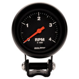Autometer Z-Series 2-5/8in 4K RPM Pedestal Tachometer Gauge AutoMeter Gauges  AXOPROS