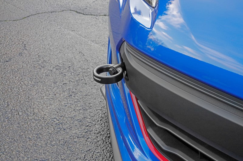 PERRIN 18-21 Subaru WRX & STI / 13-25 BRZ / 17-20 Toyota 86 Tow Hook Kit (Front) - Flat Black Perrin Performance Tow Hooks  AXOPROS