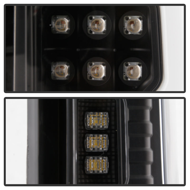 Spyder Chevy Silverado 19-20 (Do Not Fit Halogen Model) LED Tail Light Blk ALT-YD-CS19LED-BK SPYDER Tail Lights  AXOPROS
