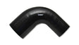 Vibrant 4 Ply Reinforced Silicone 90 degree Transition Elbow - 2.75in I.D. x 3in I.D. (BLACK) Vibrant Silicone Couplers & Hoses  AXOPROS