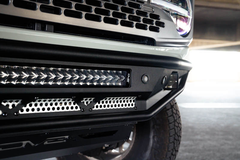 DV8 Offroad 21-22 Ford Bronco Competition Series Front Bumper DV8 Offroad Bumpers - Steel  AXOPROS
