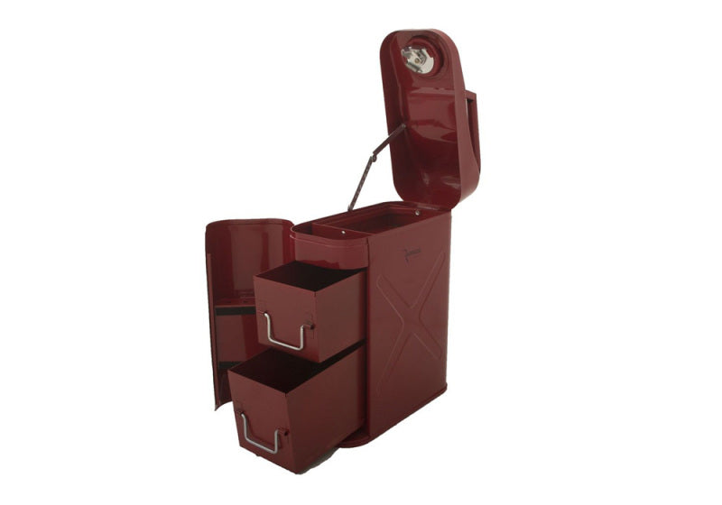 Rampage 1999-2019 Universal Trail Can Utility/Tool Box - Red Rampage Tow Hooks  AXOPROS