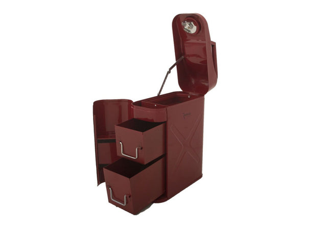 Rampage 1999-2019 Universal Trail Can Utility/Tool Box - Red Rampage Tow Hooks  AXOPROS