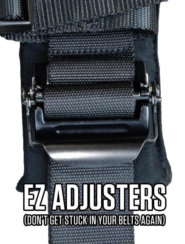 PRP 4.2 Harness with Latch / Link Lap Belt- Blue PRP Seats Seat Belts & Harnesses  AXOPROS