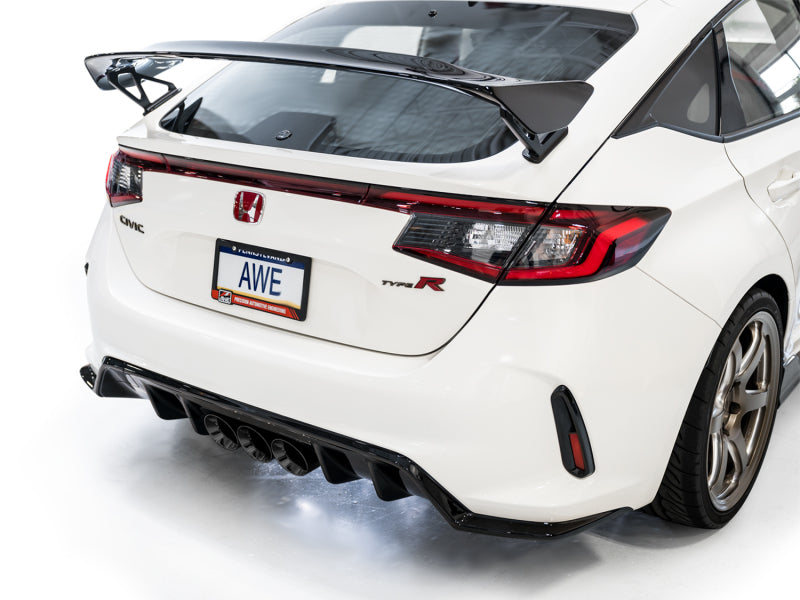 AWE Tuning 2023 Honda Civic Type R FL5 Touring Edition Exhaust w/ Triple Diamond Black Tips AWE Tuning Catback  AXOPROS
