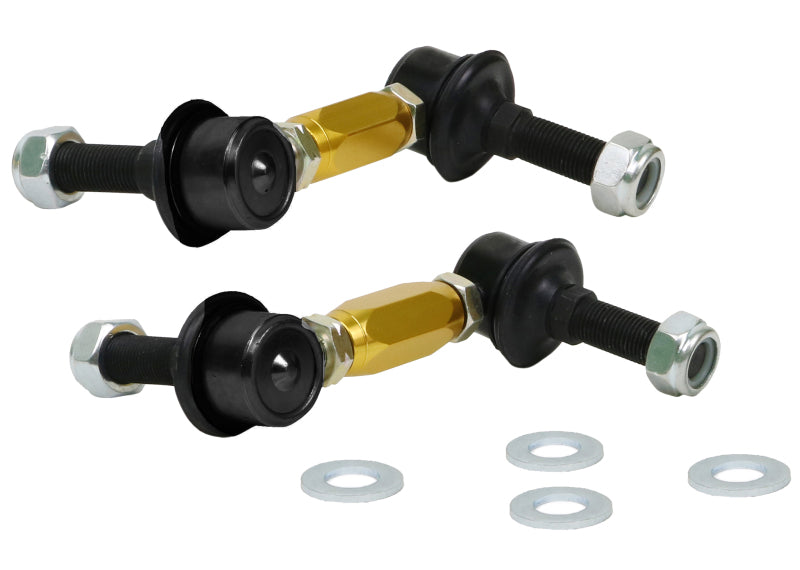 Whiteline Universal Sway Bar Link Assembly Heavy Duty Adjustable Ball/Ball Style Whiteline Sway Bar Endlinks  AXOPROS