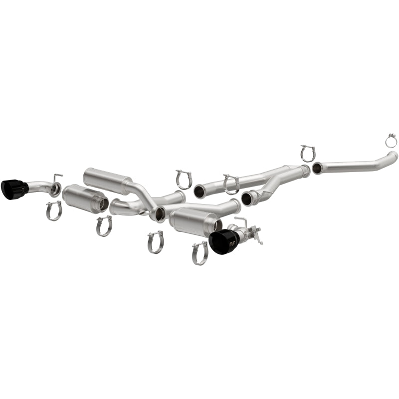 MagnaFlow 2020+ Toyota Supra SPEQ Series Cat-Back Performance Exhaust System w/ Black Chrome Tips Magnaflow Catback  AXOPROS