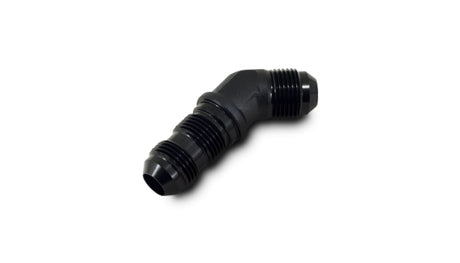 Vibrant -16AN Bulkhead Adapter 45 Deg Elbow Fitting - Anodized Black Vibrant Fittings  AXOPROS