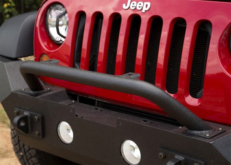 Rugged Ridge Spartan Front Bumper HCE W/Overrider 07-18 Jeep Wrangler JK Rugged Ridge Bumpers - Steel  AXOPROS
