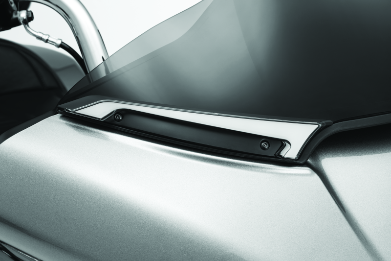 Kuryakyn Tracer Windshield Trim Lights Black Kuryakyn Exterior Trim  AXOPROS