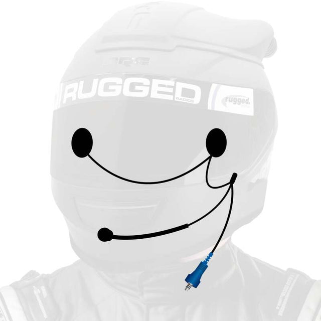 Rugged Radios OFFROAD Wired Helmet Kit with Alpha Audio Speakers & Mic Rugged Radios Radio Communications  AXOPROS