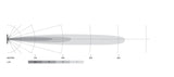 Hella Universal Black Magic 6 L.E.D. Mini Light Bar - Spot Beam Hella Fog Lights  AXOPROS