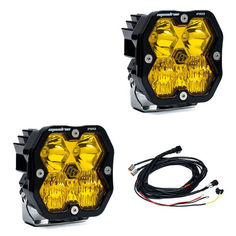 Baja Designs Baja Designs Squadron-R 2.0 Sport LED Driving/Combo (Pair) - Baja Amber Light Bars & Cubes aftermarket performance part