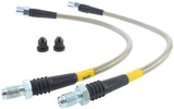 StopTech 08-12 Mercedes C350 / 03-12 Mercedes SL550 Stainless Steel Rear Brake Lines Stoptech Brake Line Kits  AXOPROS