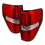 Spyder Ford F150 09-14 LED Tail Lights Red Clear ALT-YD-FF15009-LED-RC SPYDER Tail Lights  AXOPROS