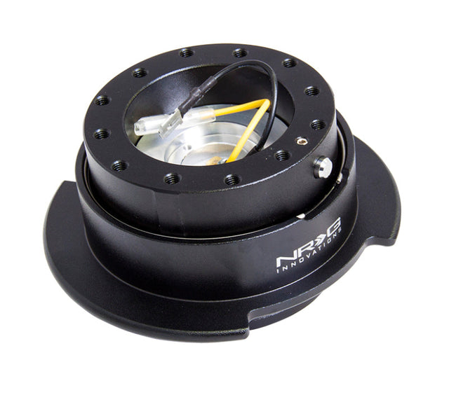 NRG Quick Release Kit Gen 2.5 - Black / Black Ring w/Finger Grooves NRG Quick Release Adapters  AXOPROS
