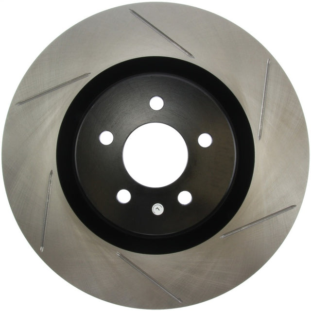 StopTech Power Slot 07-10 Ford Mustang Shelby Front Left Slotted Rotor Stoptech Brake Rotors - Slotted  AXOPROS