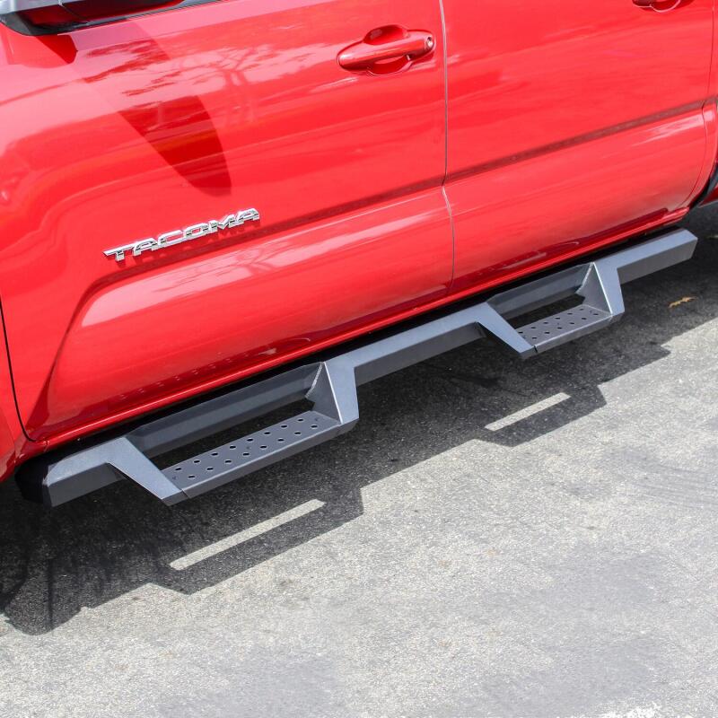 Westin/HDX 05-18 Toyota Tacoma Drop Nerf Step Bars - Textured Black Westin Nerf Bars  AXOPROS