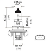 Hella Optilux H13/9008 12V 60/55W XB Xenon White Bulbs (Pair) Hella Bulbs  AXOPROS