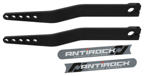 RockJock RockJock Antirock Fabricated Steel Sway Bar Arms 19.25in Long 1.7in Offset Bend 5 Holes Sway Bars aftermarket performance part