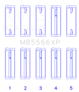 King Audi A4 1.8L AEB Performance Main Bearing Set - Size +.25mm King Engine Bearings Bearings  AXOPROS
