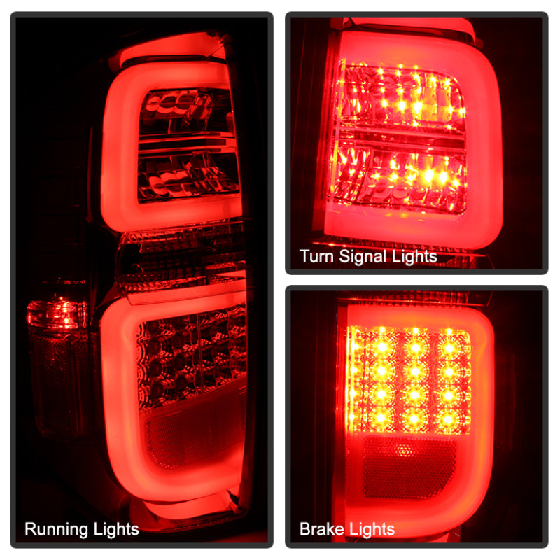 Spyder Toyota Tundra 2014-2016 Light Bar LED Tail Lights Red Smoke ALT-YD-TTU14-LED-RS SPYDER Tail Lights  AXOPROS