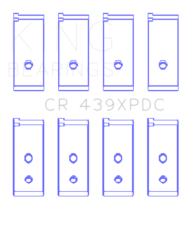 King Honda B18A1/B18B1 pMaxKote Performance Rod Bearing Set King Engine Bearings Bearings  AXOPROS