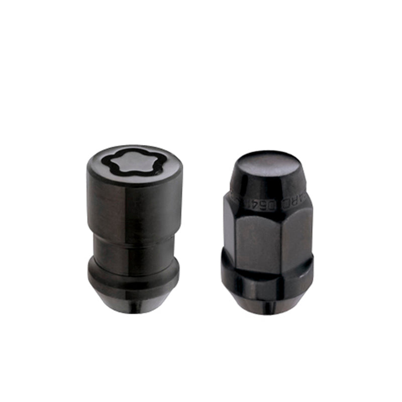 McGard Jeep Wrangler Install Kit (Cone Seat Bulge) 1/2-20 / 3/4 Hex / (18 Lug Nuts / 5 Locks) - Blk McGard Lug Nuts  AXOPROS