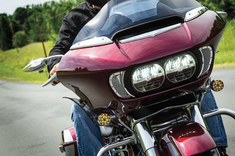 Kuryakyn Teardrop Mirrors Chrome Kuryakyn Rear View Mirrors  AXOPROS