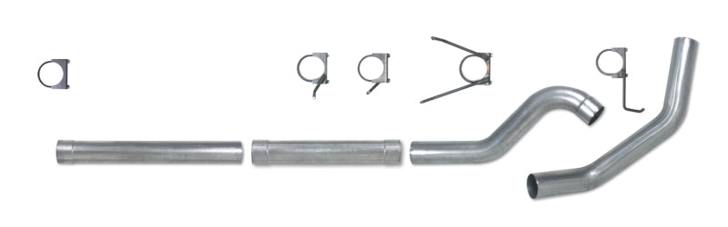 Diamond Eye KIT 4in CB MFLR RPLCMENT PIPE SGL AL: 2004.5-2007.5 DODGE CUMMINS 600 Diamond Eye Performance Catback  AXOPROS