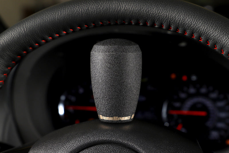 GrimmSpeed Shift Knob Stainless Steel - Subaru 5 Speed and 6 Speed Manual Transmission - Black GrimmSpeed Shift Knobs  AXOPROS